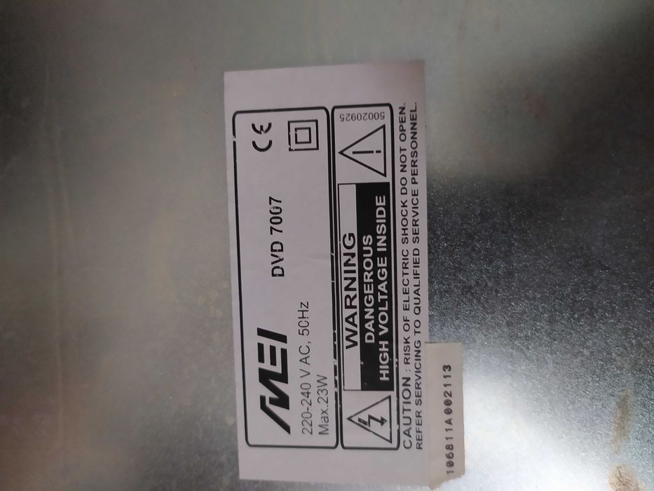 Leitor de DVD da marca MEI