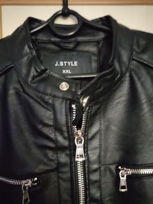 Kurtka męska ze skóry ekologicznej