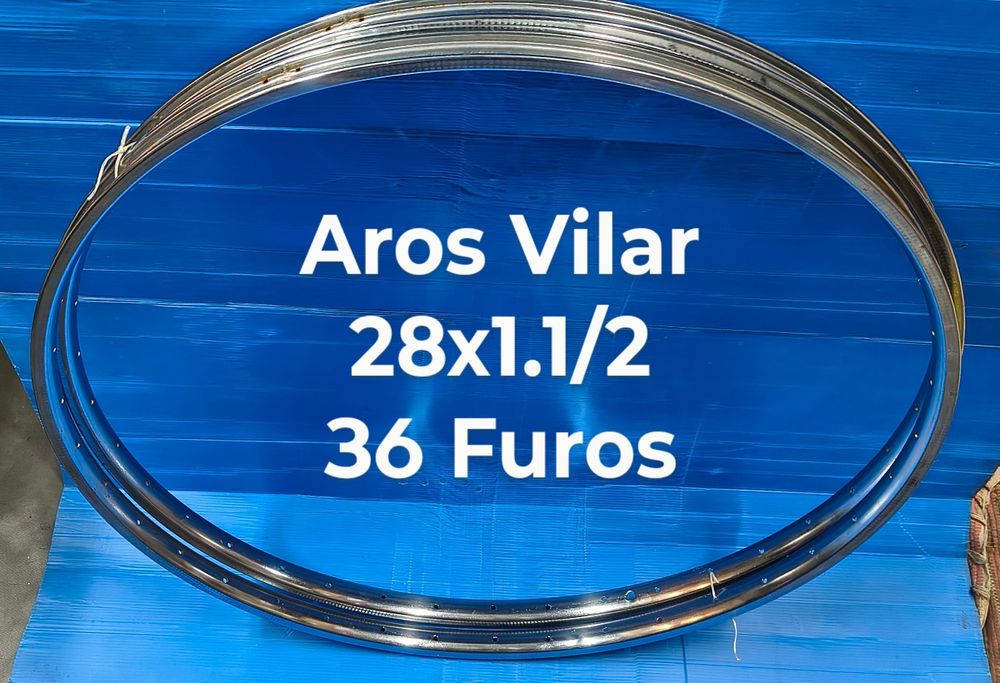 Aros Vilar pasteleira 28x1.1/2 - 40-635  de 36 furos Novos