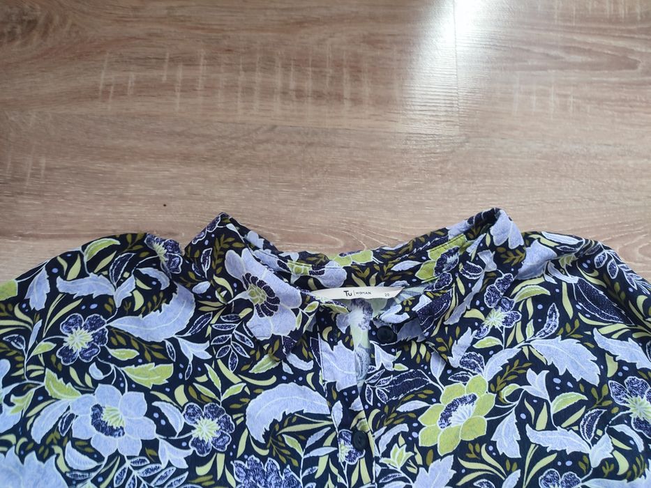 Bluzka z wiskozy plus size