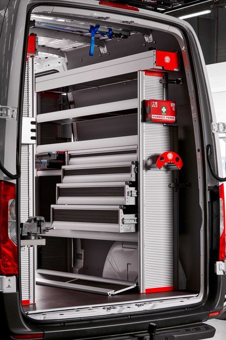 Zabudowa warsztatowa serwisowa GEMA® Mercedes Sprinter