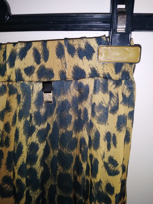 Spódniczka panterka 36 River Island 8 S plisowana