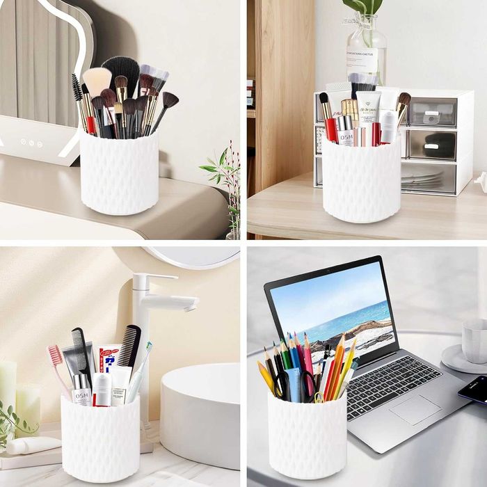 Organizador pincéis maquilhagem/ pintura /artigos escritório com tampa