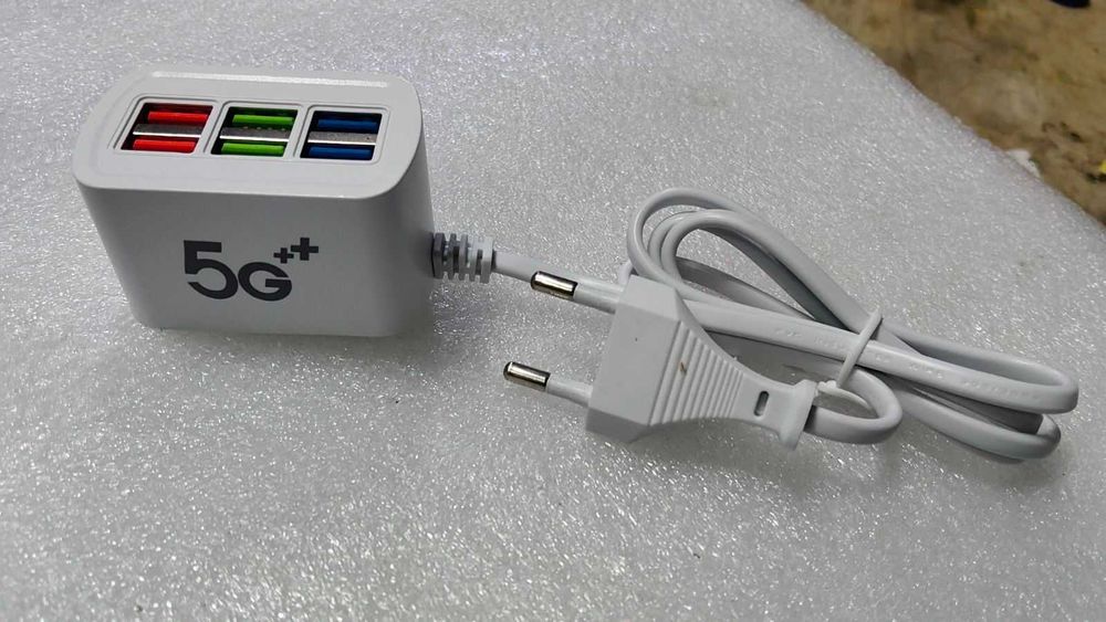 Мережевий зарядний пристрій на 6 USB, 3,1 А