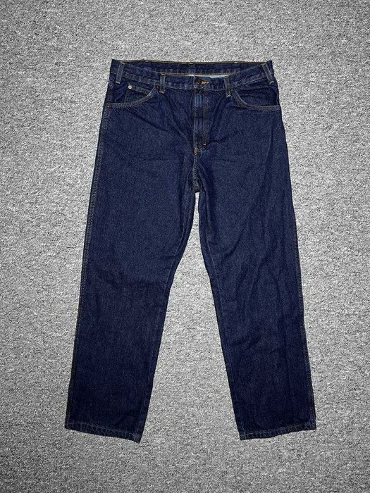 Чоловічі прямі джинси DICKIES Blue Jeans Стан Нових - Розмір 36х32/XL