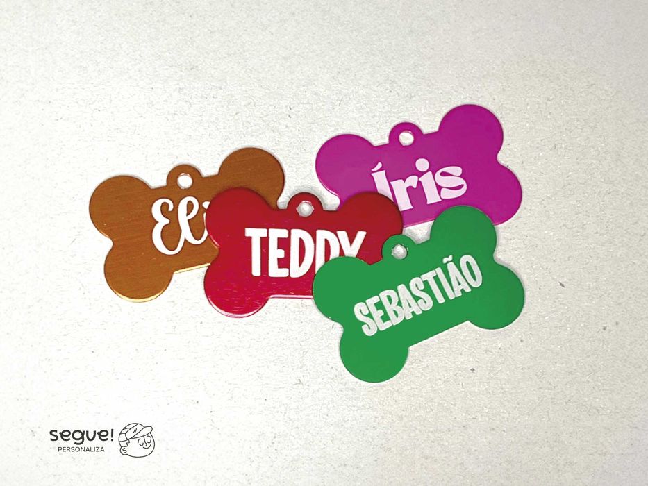 Medalhas identificadoras personalizadas para animais