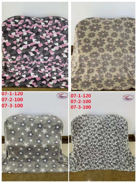 Пухнастий, м'який, ніжний, теплий плед на ліжко, всі розміри.