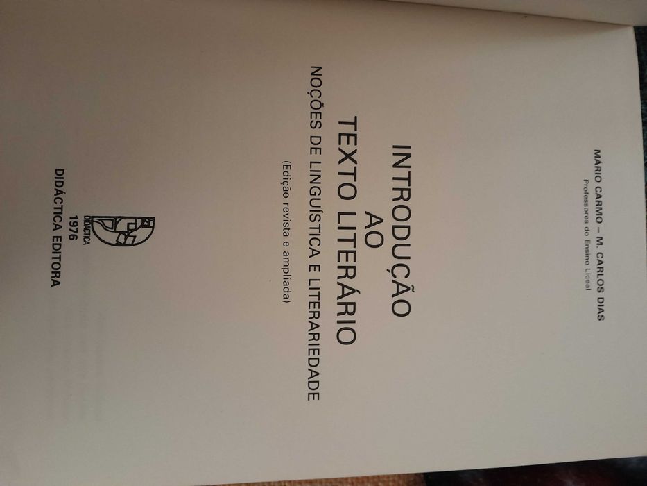 Introdução ao texto literário