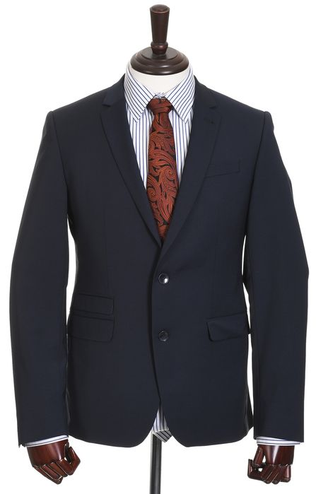 DIGEL MOVE elegancka granatowa marynarka męska 44% wełna r. 50