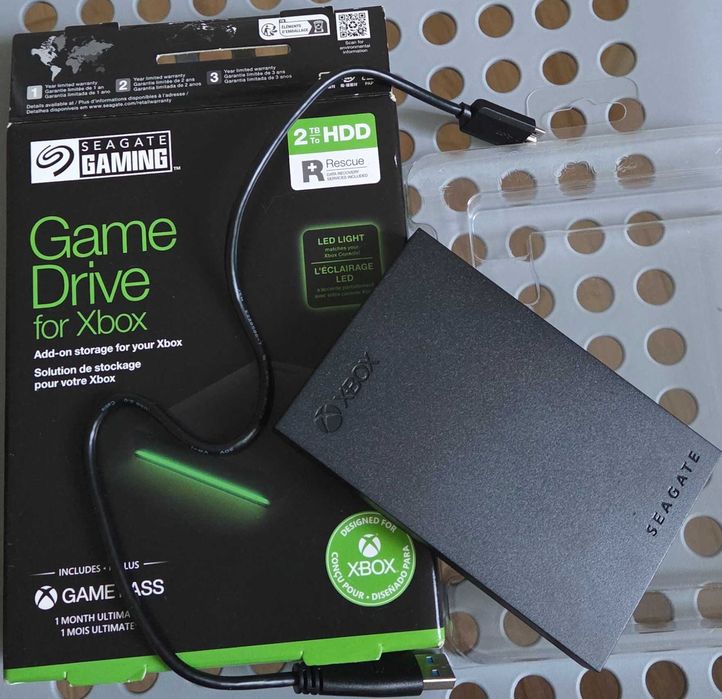 Dysk do konsoli XBOX SEAGATE Game Drive 2TB HDD