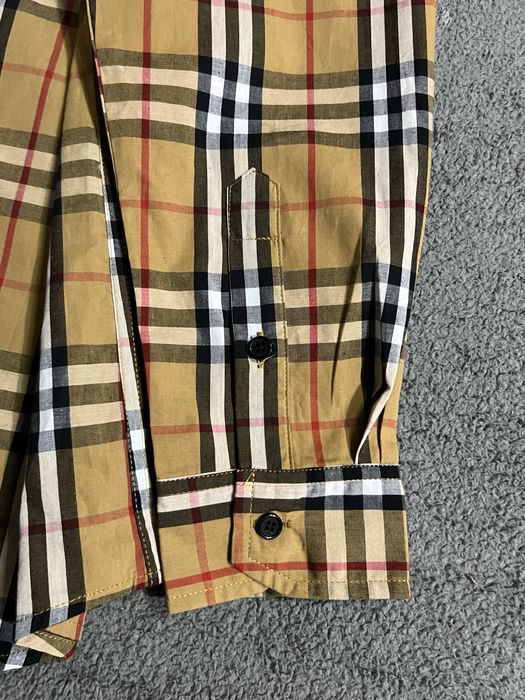 Сорочка Burberry в клітинку Нова