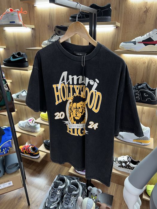 Футболка Amiri “Hollywood” Logo Faded Black