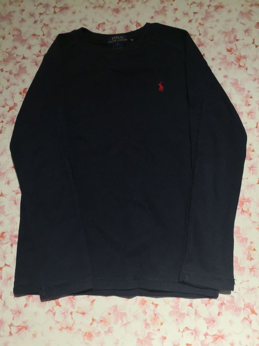 Camisola Ralph Lauren, tamanho 7, muito pouco usada. Azul.