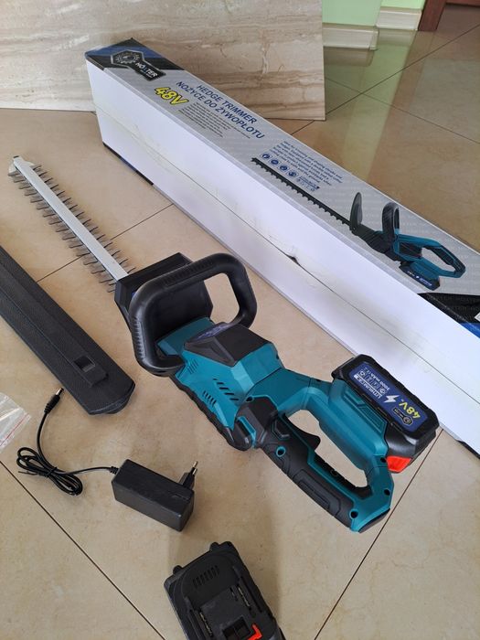 Nożyce do żywopłotu krzewów 2x aku  48v akumulatorowe 510mm