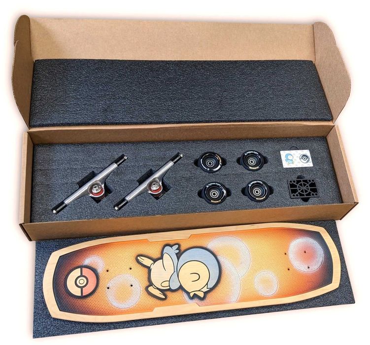 Колекційний скейтборд Pokémon Center Bear Walker: Piplup Повний набір