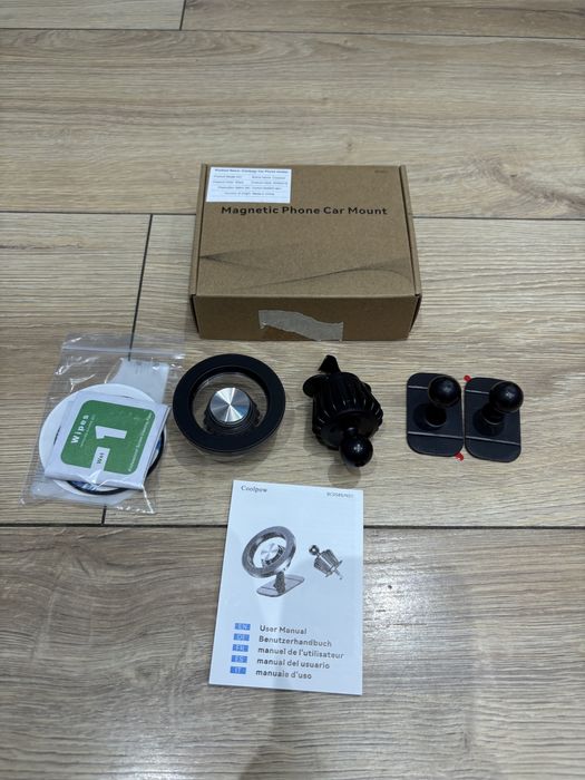 Coolpow Magsafe uchwyt samochodowy na telefon komórkowy – mocny magnes