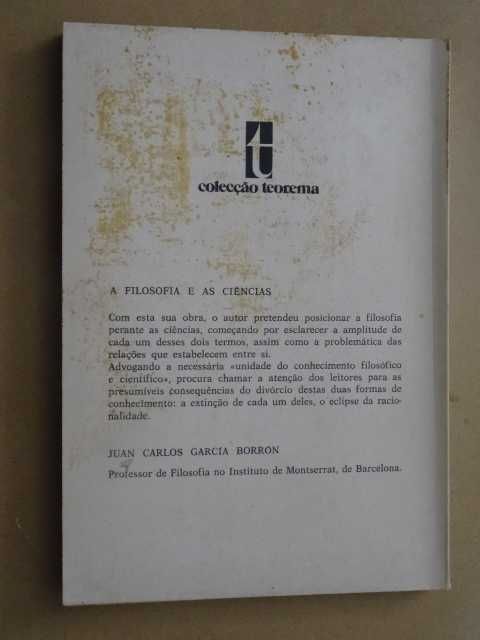A Filosofia e as Ciências de Juan Carlos Garcia Borrón