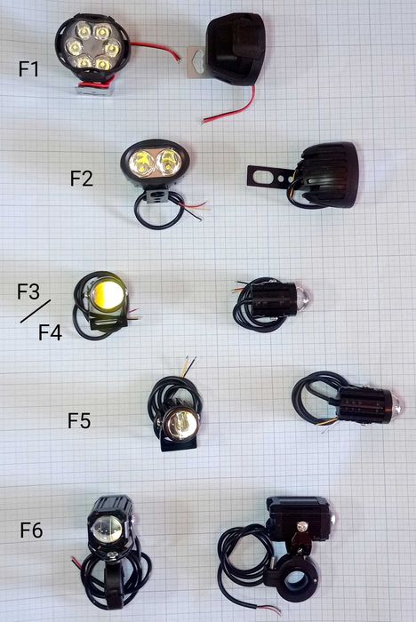 Фари стопи сигнали поворотники кнопки на електровелосипед самокат