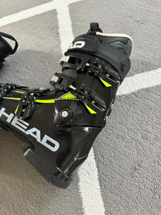 Buty narciarskie męskie czarne limonkowe Head