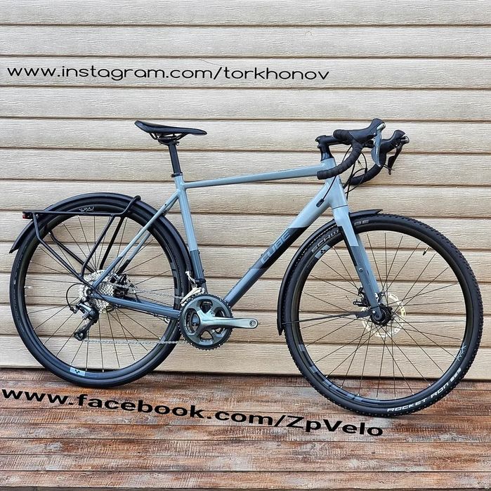 28 Cube NUROAD PRO GRAVEL Вилка CARBON На ОСЯХ Shimano Tiagra Disc TRP