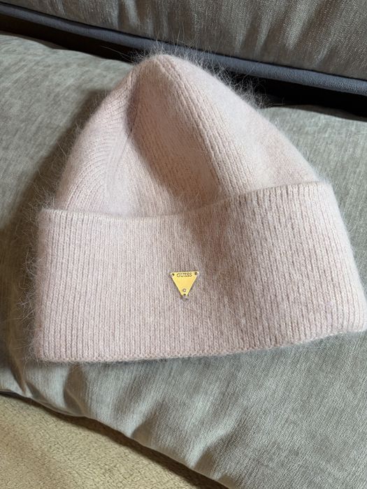 Шапка Guess натуральна пряжа