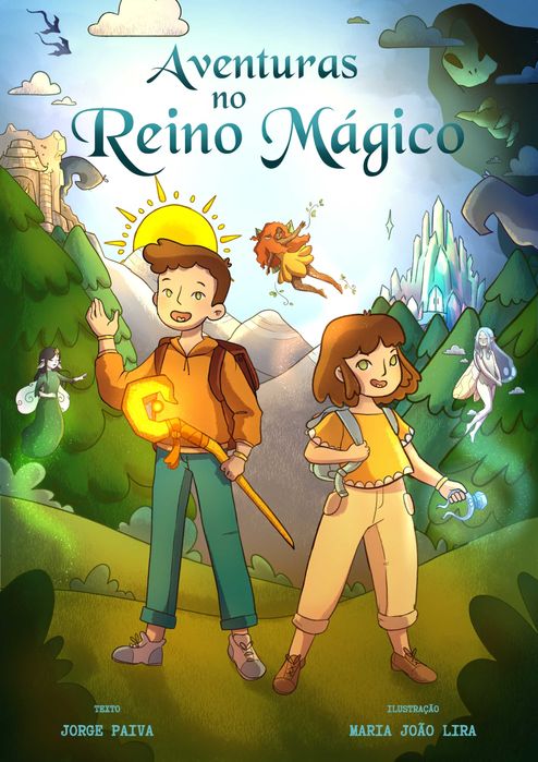 Livro - Infantil - "Aventuras no Reino Mágico"