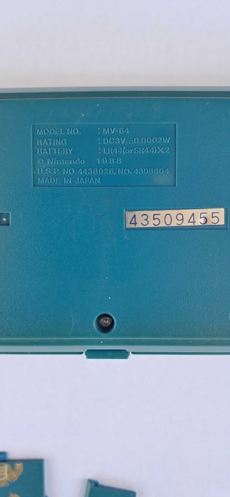 Nintendo GAME & WATCH multi screen gold cliff modelo MV64  1988