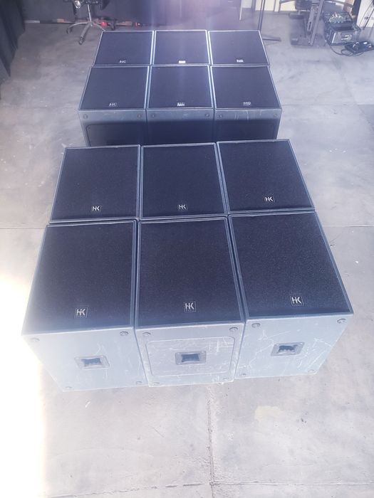 HK audio PROJECTOR colunas + cabos