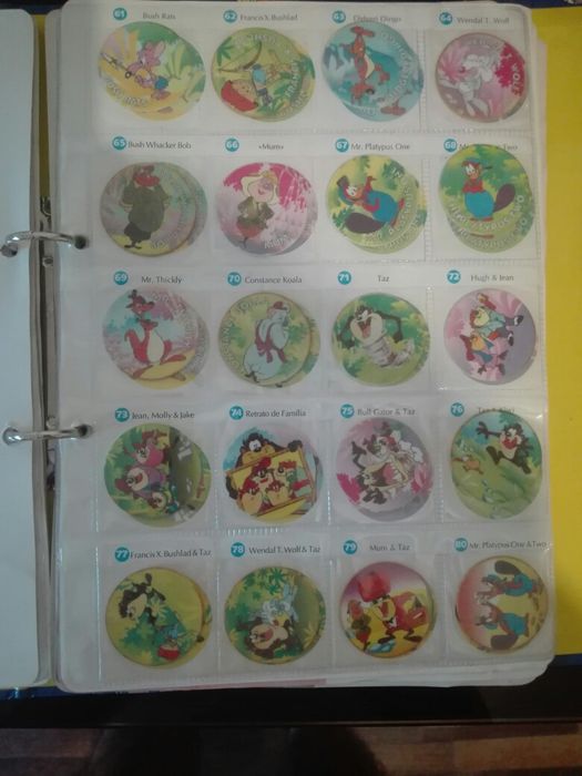 Caderneta tazos matutano e outros