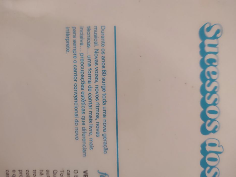Disco Vinil Sucessos dos Anos 60