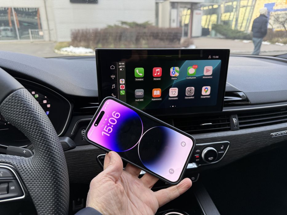 Перепрошивка мультимедиа,Carplay full screen,активация Carplay.VW/Audi