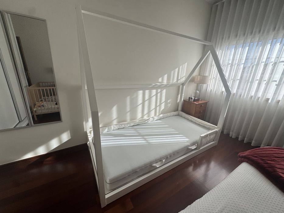 Cama Montessori + Colchão Emma | 210x98 | Excelente Estado