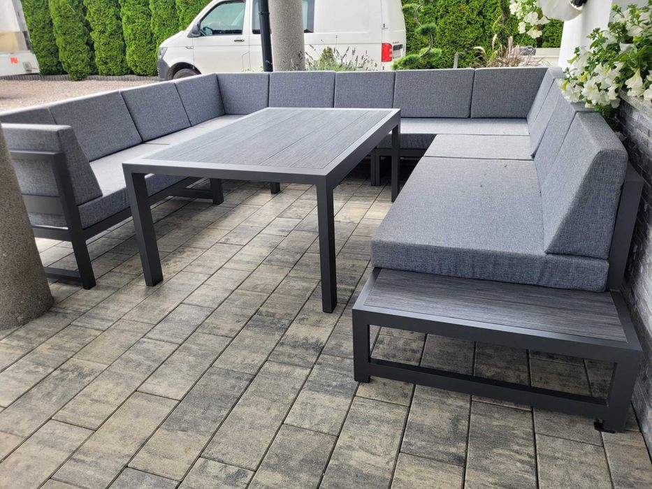 Narożnik na taras Meble modułowe ogrodowe  aluminium 100% produkt PL + wysyłka gratis