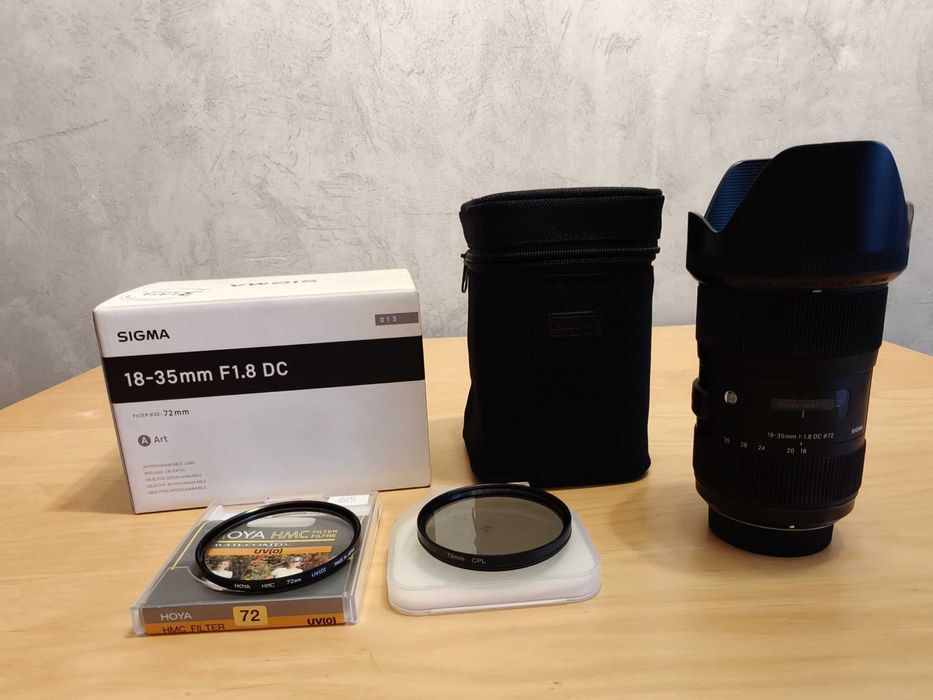 Obiektyw SIGMA ART 18-35 stałe f1.8 DC - pod nikona