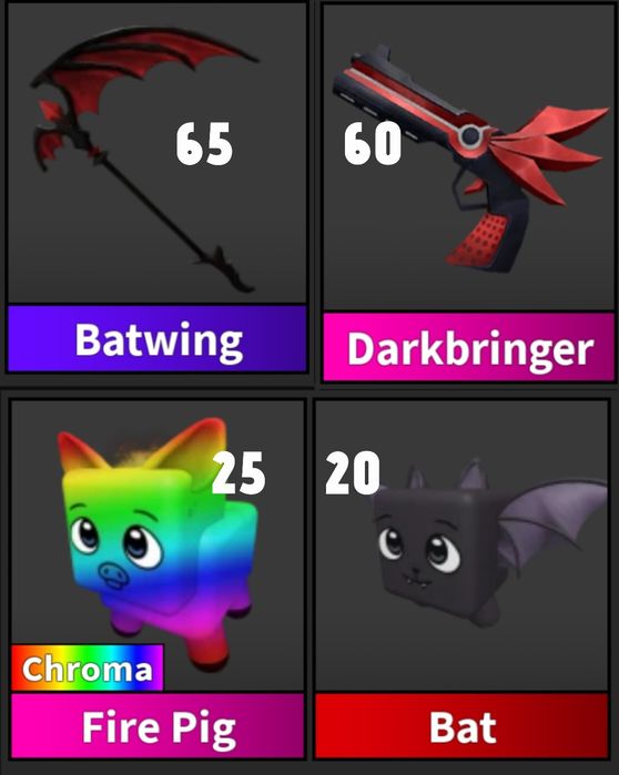 Продаж предметів MM2/Murder Mystery 2