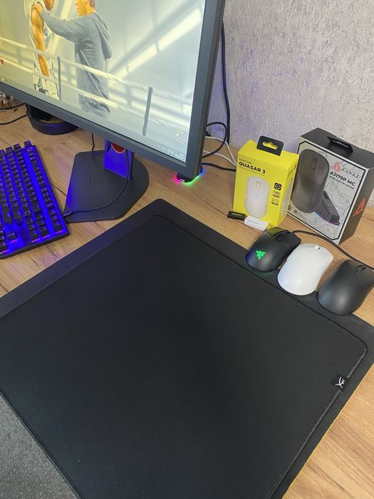 коврик hyperx pulsefire mat L 400x450
