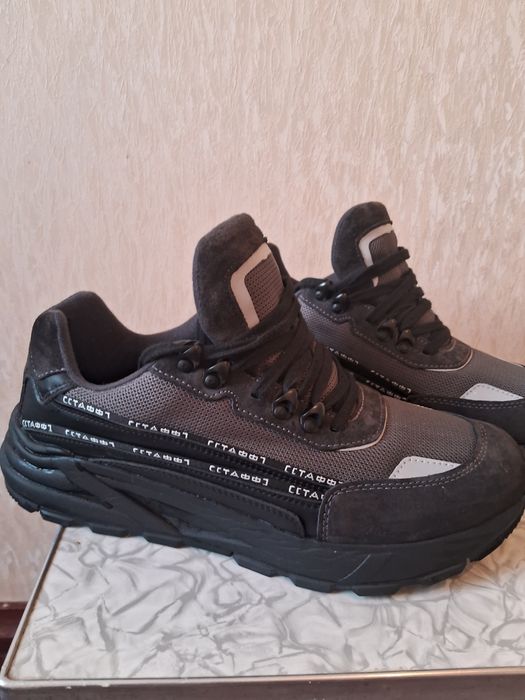 Кросівки Staff black ,gray reflective