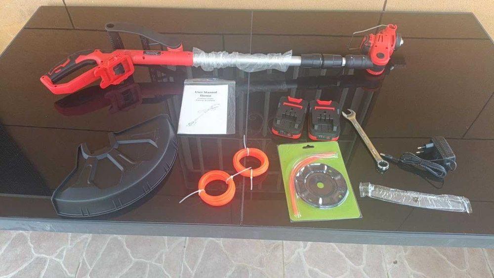 Roçadora | BAMSE | 8500 RPM | 2 Baterias 21V | Pega | Tubo Telescópico