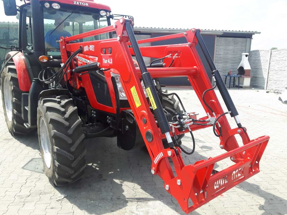Ładowacz czołowy TUR 4 Wol-Met transport montaż Ursus Zetor PRONAR MTZ