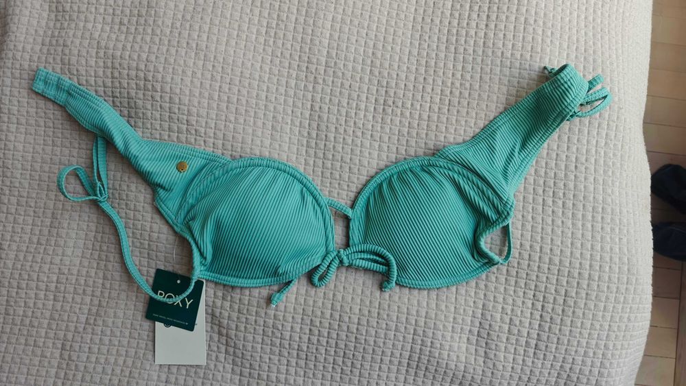 Góra od bikini Roxy rozmiar M kolor miętowy