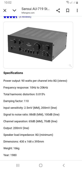 Wzmacniacz Sansui AU-719