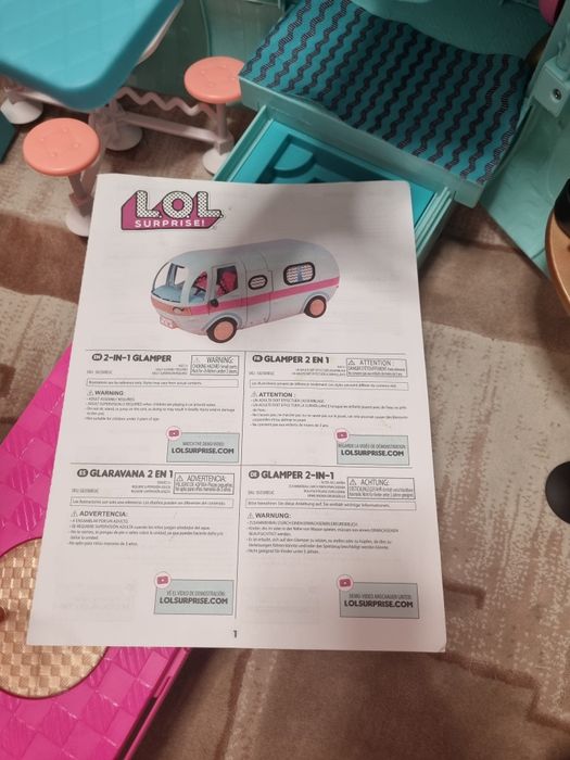 Іграшковий ляльковий  автобус LOL Glam Camper