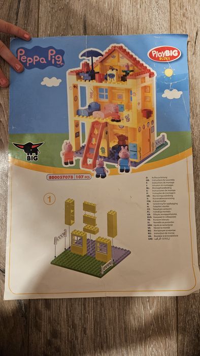 Klocki playbig peppapig jak lego duplo kompletne