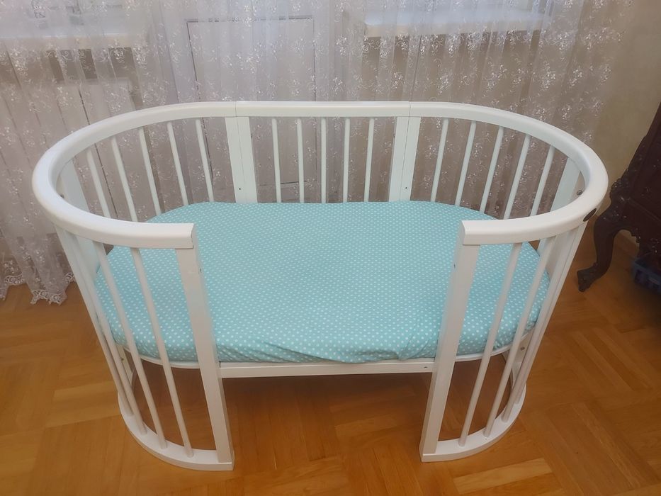 Ліжечко дитяче  OVALBED з матрацами.