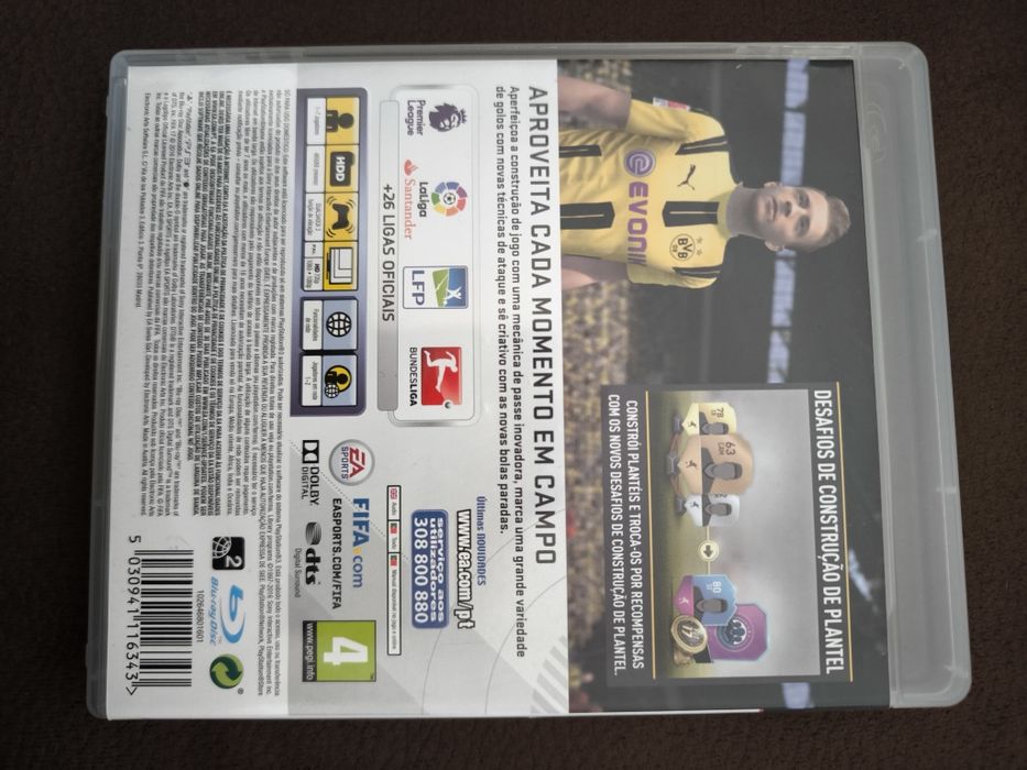 FIFA 17 PS3 como novo
