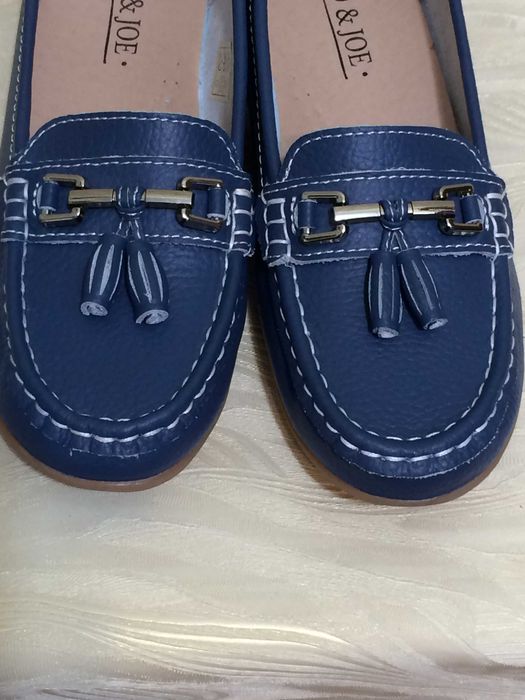 Жіночі шкіряні м'які мокасини туфліjo&joe, р.38