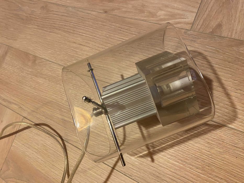 Lampa light prestige szklana szkło wisząca przezroczysta transparentna