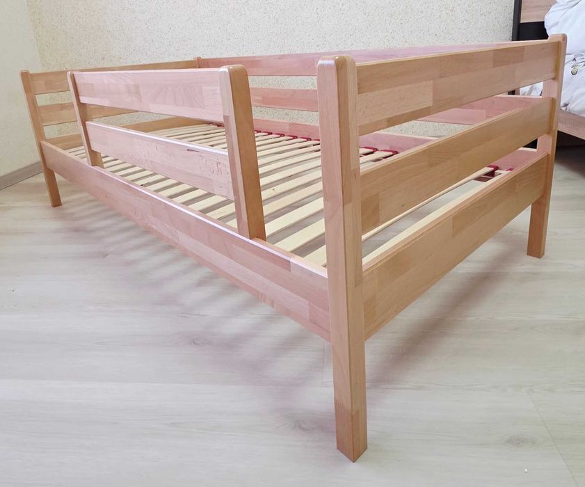 Ліжко дерев'яне для підлітка 190х90, з матрацом, гарний стан