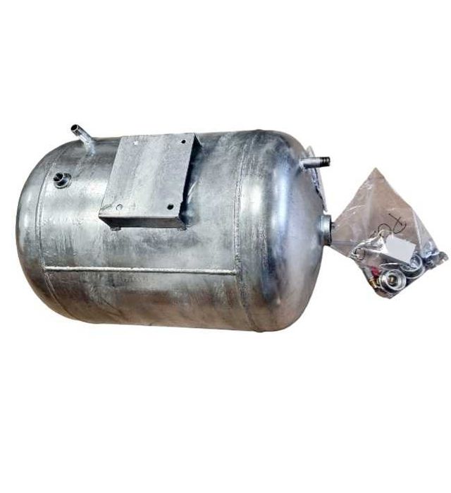 Zbiornik ocynkowany 100L poziomy WIMEST z osprzętem