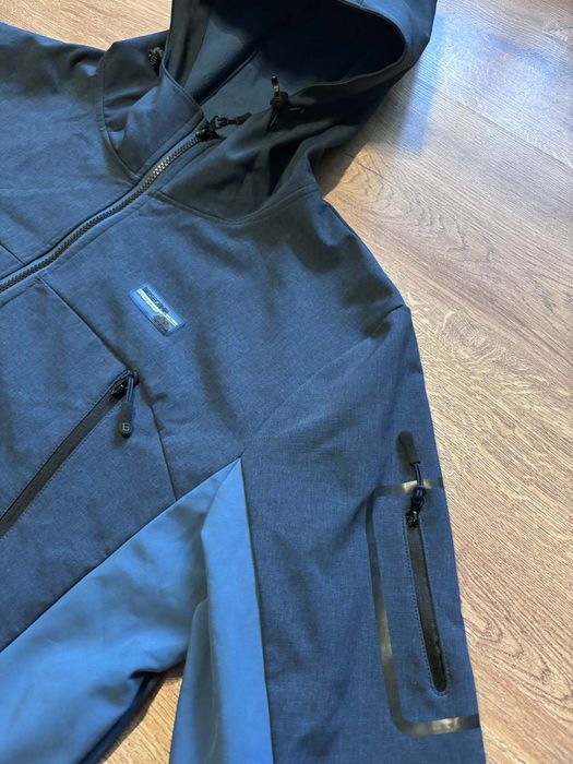 Basecamp Kurtka Softshell XL męska z kapturem outdoor trekking OKAZJA